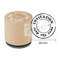 TIMBRO DECORATIVO " SAVE THE DATE - INVITATION "