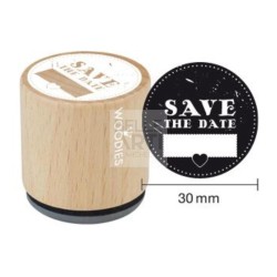 TIMBRO DECORATIVO " SAVE THE DATE "