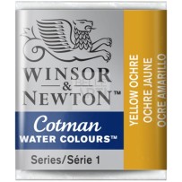ACQUARELLO SERIE COTMAN 1/2 GODET 744 GIALLO OCRA