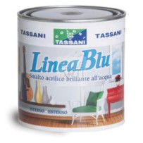 Smalto Acrilico all'acqua BRILLANTE - Linea Blu - 0.75 L. AVORIO ANTICO