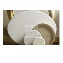 OVAL BOMULLSKANVAS 40X50