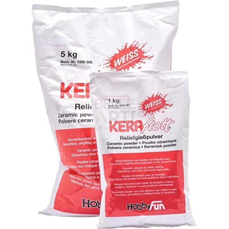 POLVERE DI CERAMICA Keraflott BIANCA DA KG. 1