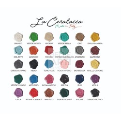 CERALACCA GESSETTO DA CM 10 COLORE ROSSO