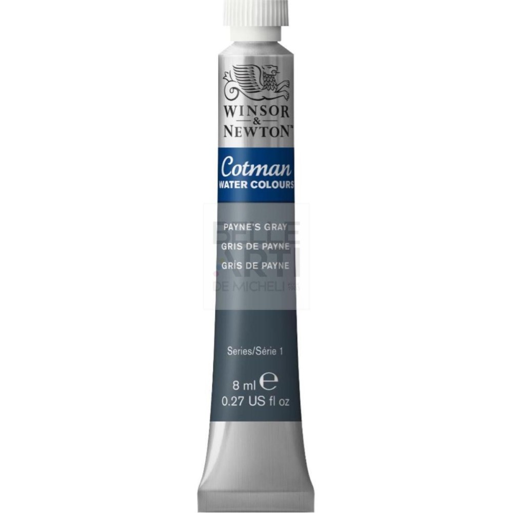 ACQUARELLO SERIE COTMAN TUBO DA 8ML 465 GRIGIO DI PAYNE