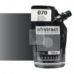 COLORE ACRILICO SERIE ABSTRACT DA 120 ml 070 IRIDESCENTE  NERO