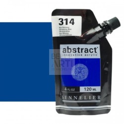 COLOR ACRÍLICO SERIE ABSTRACTA 120 ml 314B BRILLANTE - AZUL ULTRAMARINO - Azul Ultramarino