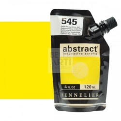 COLORE ACRILICO SERIE ABSTRACT DA 120 ml 545B LUCIDO - GIALLO LIMONE DI CADMIO IMITAZIONE - Cadmium Yellow Lemon Hue