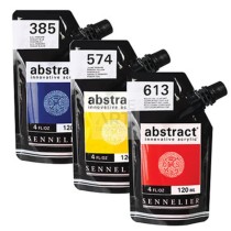 COLORE ACRILICO SERIE ABSTRACT DA 120 ml 036 IRIDESCENTE RAME