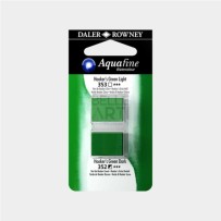 ACQUERELLO SERIE ACQUAFINE BLISTER DOPPIO 1/2 GODET 353 VERDE DI HOOKER CHIARO + 352 VERDE DI HOOKER SCURO