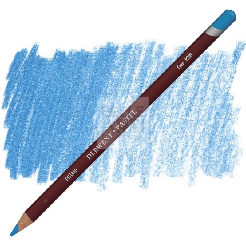 MATITA A PASTELLO SECCO SERIE " PASTEL " DERWENT P340 CYAN