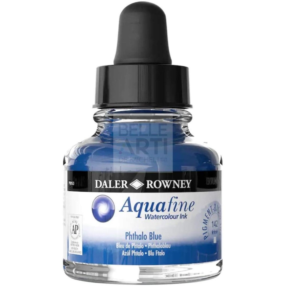 ACQUERELLO LIQUIDO SERIE AQUAFINE FLACONE DA 29,5ML 142 BLU PHTHALO