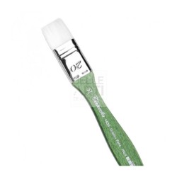 PENNELLESSA PIATTA S.1436 FILATO SINTETICO PERLA N. 20