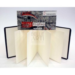 BLOCCO CARTA ACQUERELLO " ZIGZAG BOOK "  5X5CM 300GR 18FG