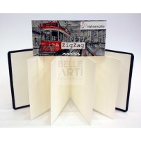 BLOCCO CARTA ACQUERELLO " ZIGZAG BOOK "  5X5CM 300GR 18FG