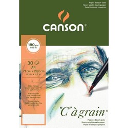 BLOCCO CARTA " C A GRAIN " F.TO A4 30 FOGLI GR180 GR