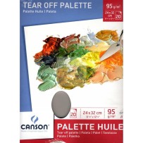 BLOCCO TAVOLOZZA IN CARTA " TEAR OFF PALETTE " 24X32 20 FG 95 GR