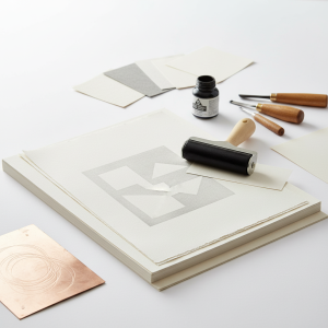 Druckpapier und Tiefdruck