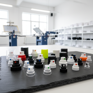 Tapas de latas de aerosol