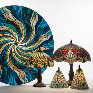Künstlerische Glasmalerei und Tiffany